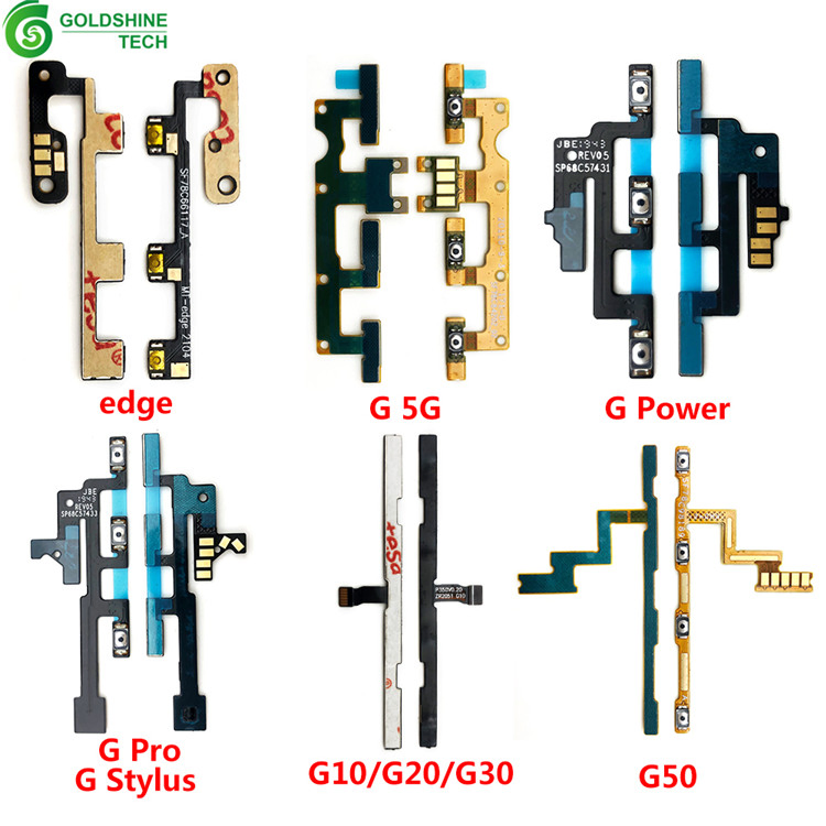 Шлейф кнопок громкости и питания для Motorola Moto G, G30, G50, Stylus
