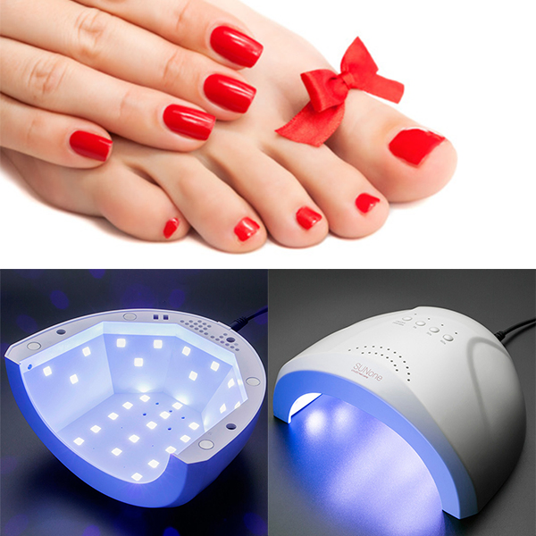 Sunone Nail Lamp 48W Dual Light Source 365+405nm UV LED Nail Dryer