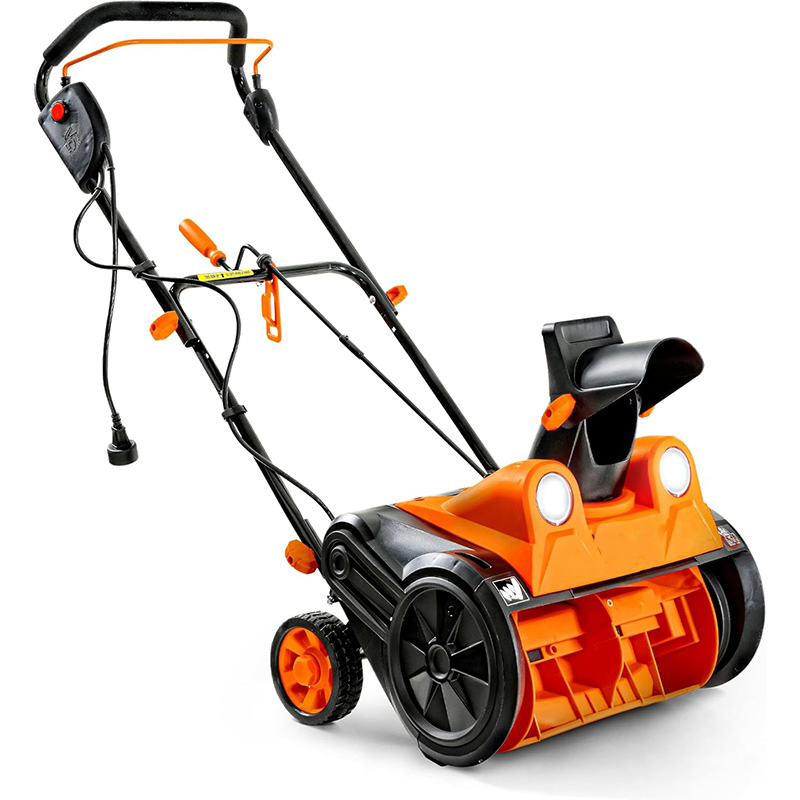 Folding Handle Walk-Behind Cordless Sweeper Electric Snow Blower