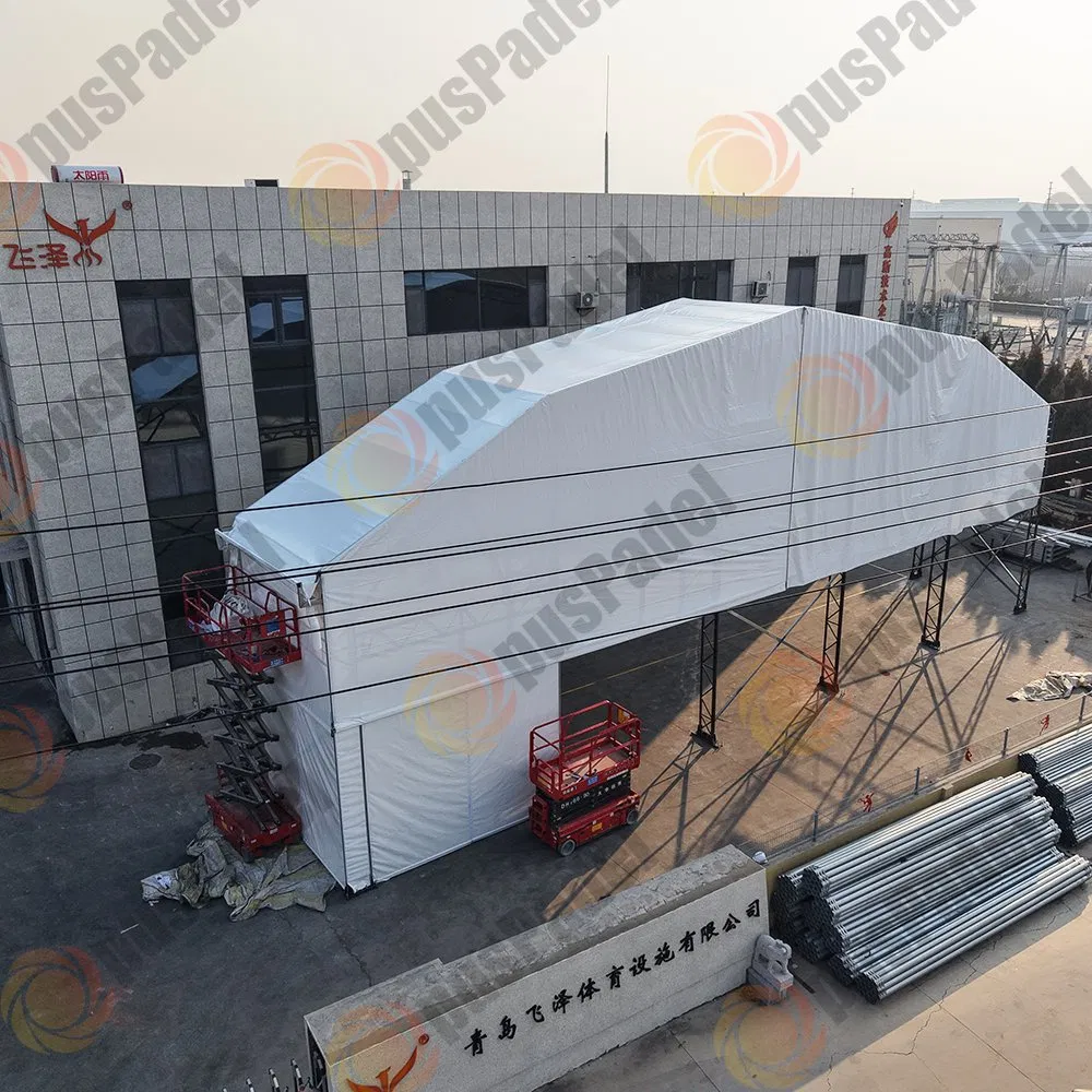 Tennis Court Supplier Factory Cheap and Fine Padel Court Cover Roof