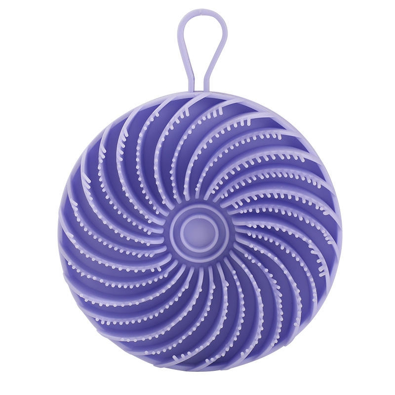 Facial Cleansing Brush with Silicone Bristles for Home Skincare Routine