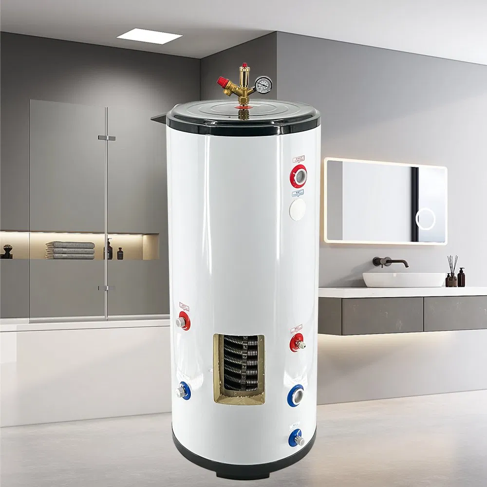 China Dimei 1000L Pressurized Air to Water Heat Pump Buffer Tank Stainless Steel 306 316