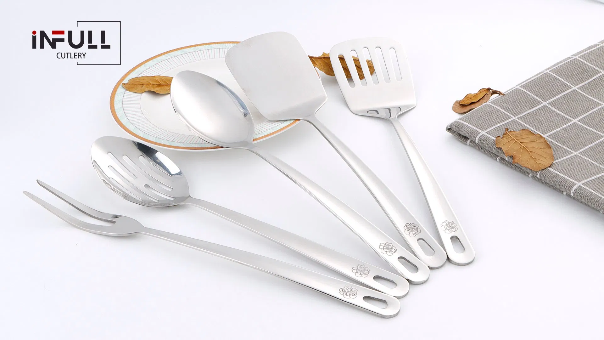5PCS Stainless Steel Assorted Kitchen Utensil Set