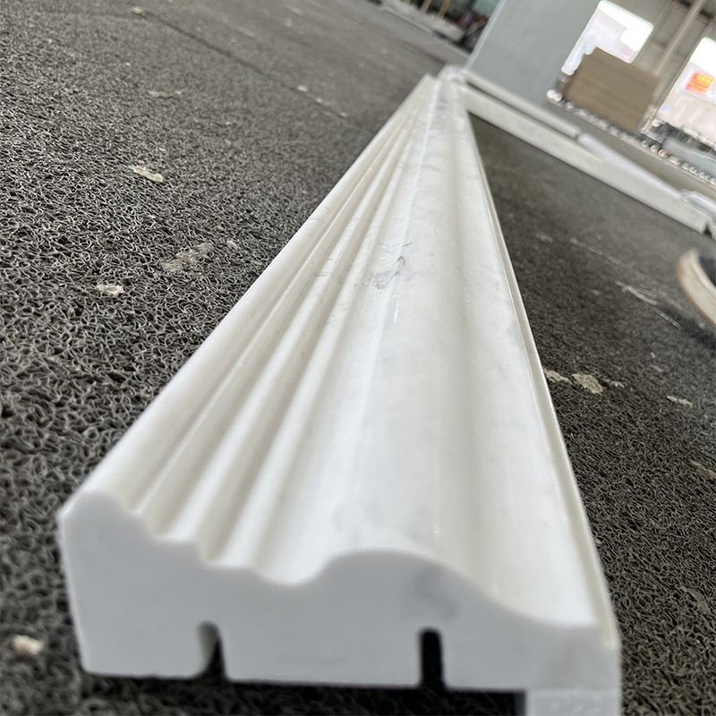 White Crystal Marble and Granite Window Sills Stone Trim Door Border