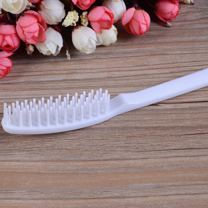 Colorful Hotel Bathroom Foldable Disposable Plastic Hair Comb in Sleeve