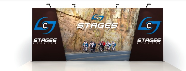 Tension Fabric Banner Stand Ez Tube Backdrop Display Wall Stand Exhibition Booth