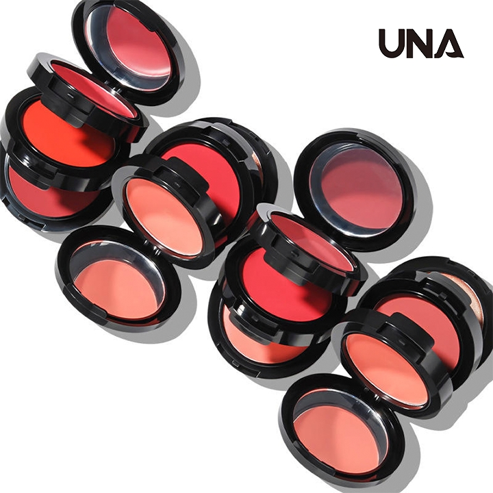New Product No Logo Compact Stack 3 Layers Blush Cream Palette Private Label Vegan Blush Private Label