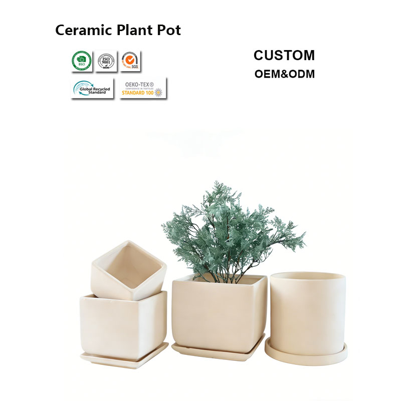 Фарфоровый цветочный горшок для гостиной