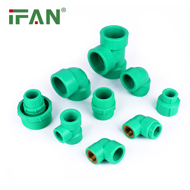 Ifan Plastic Thread UPVC Pipe Fittings PP Socket Coupling Thread PVC Fittings