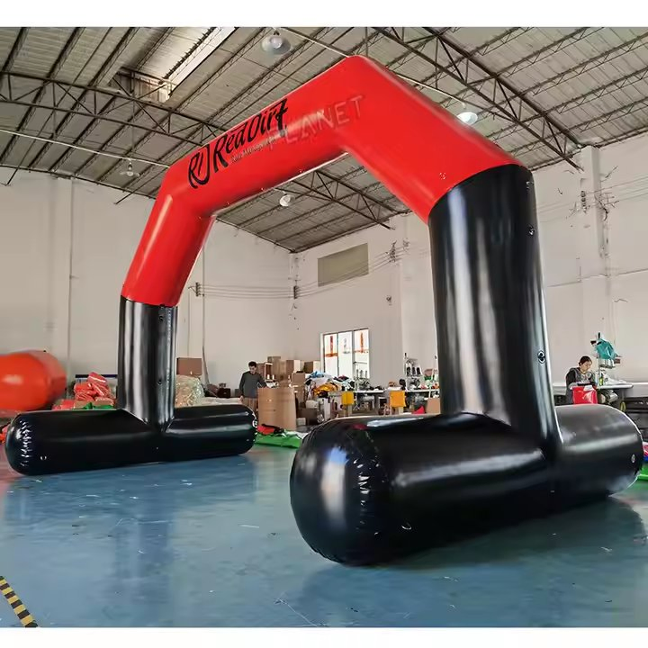 China Airtight PVC Advertising Inflatable Start Finish Line Gate Inflatable Entrance Arch with Logo