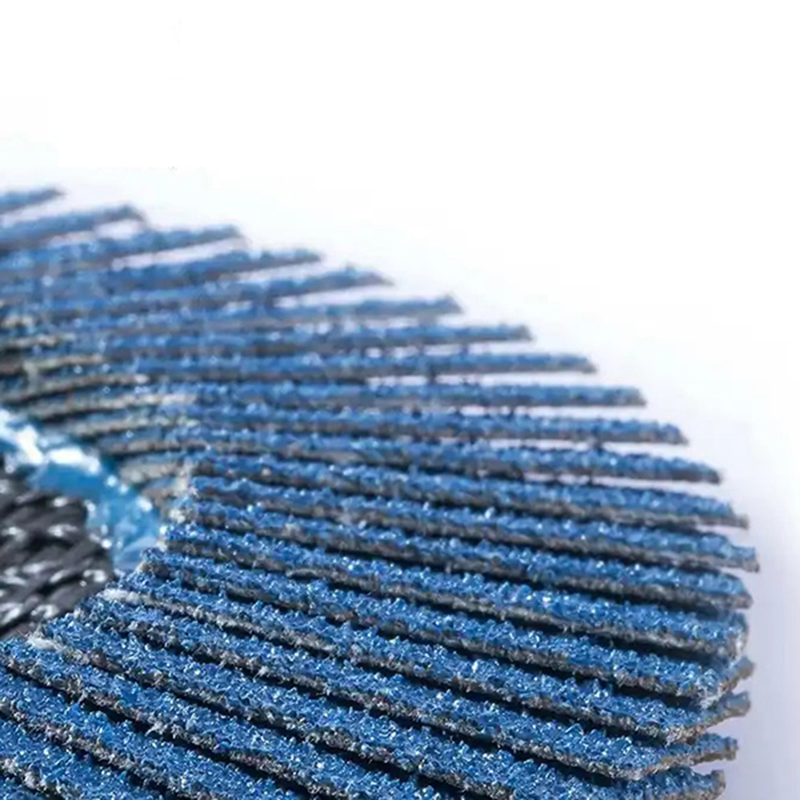 Wholesale 115mm Zirconia Ao Flap Wheel Abrasive Flap Disc with Fiberglass Backing for Metal Grinding Polishing Angle Grinder