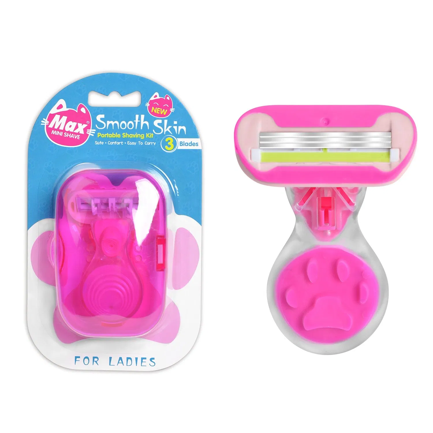 Triple Blade Safety Lady Mini Bikini Women's Shaving Razor