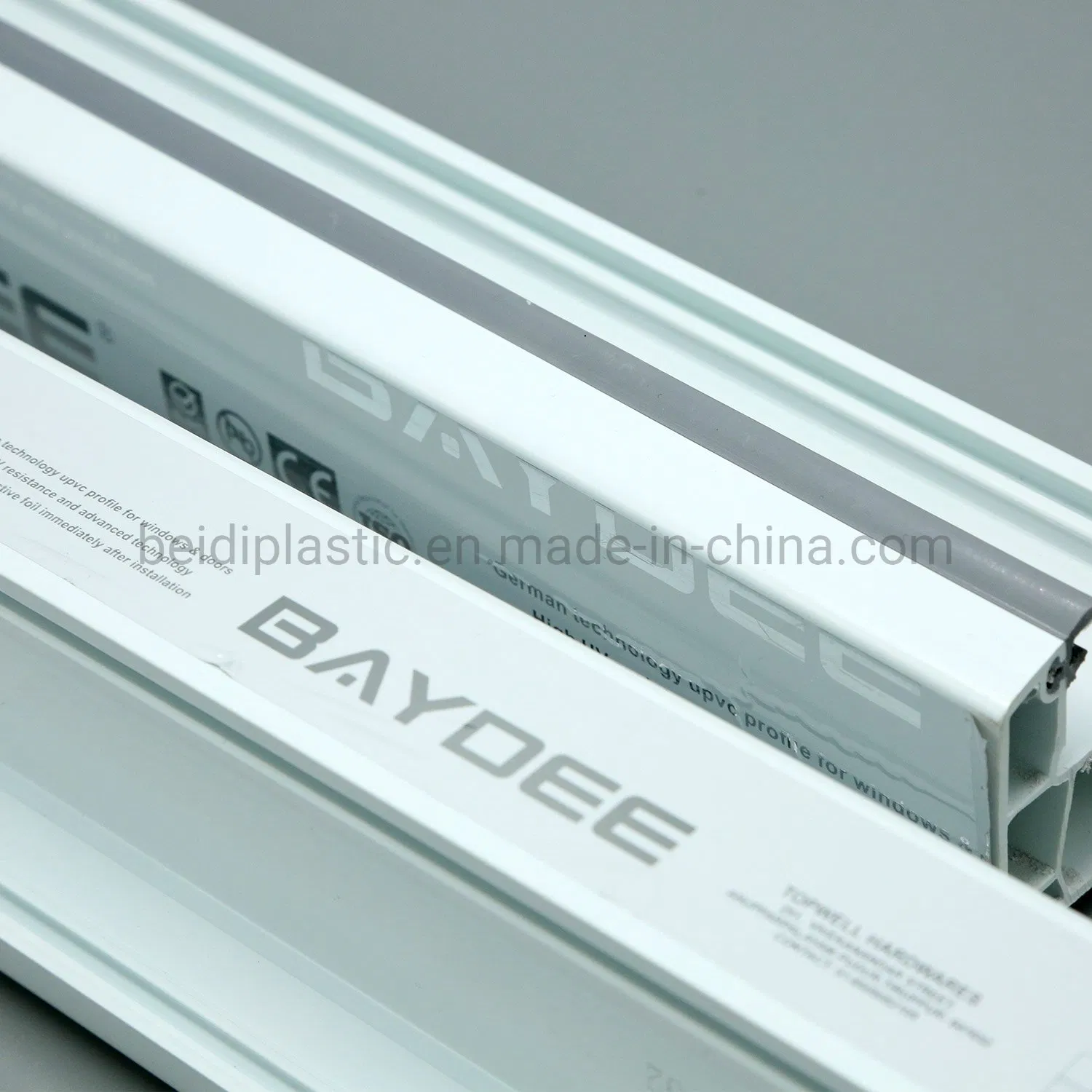 Baydee 60/70/80 UPVC Profile Casement Series for Ivory White/Blue Color Indian Market Hot Sell