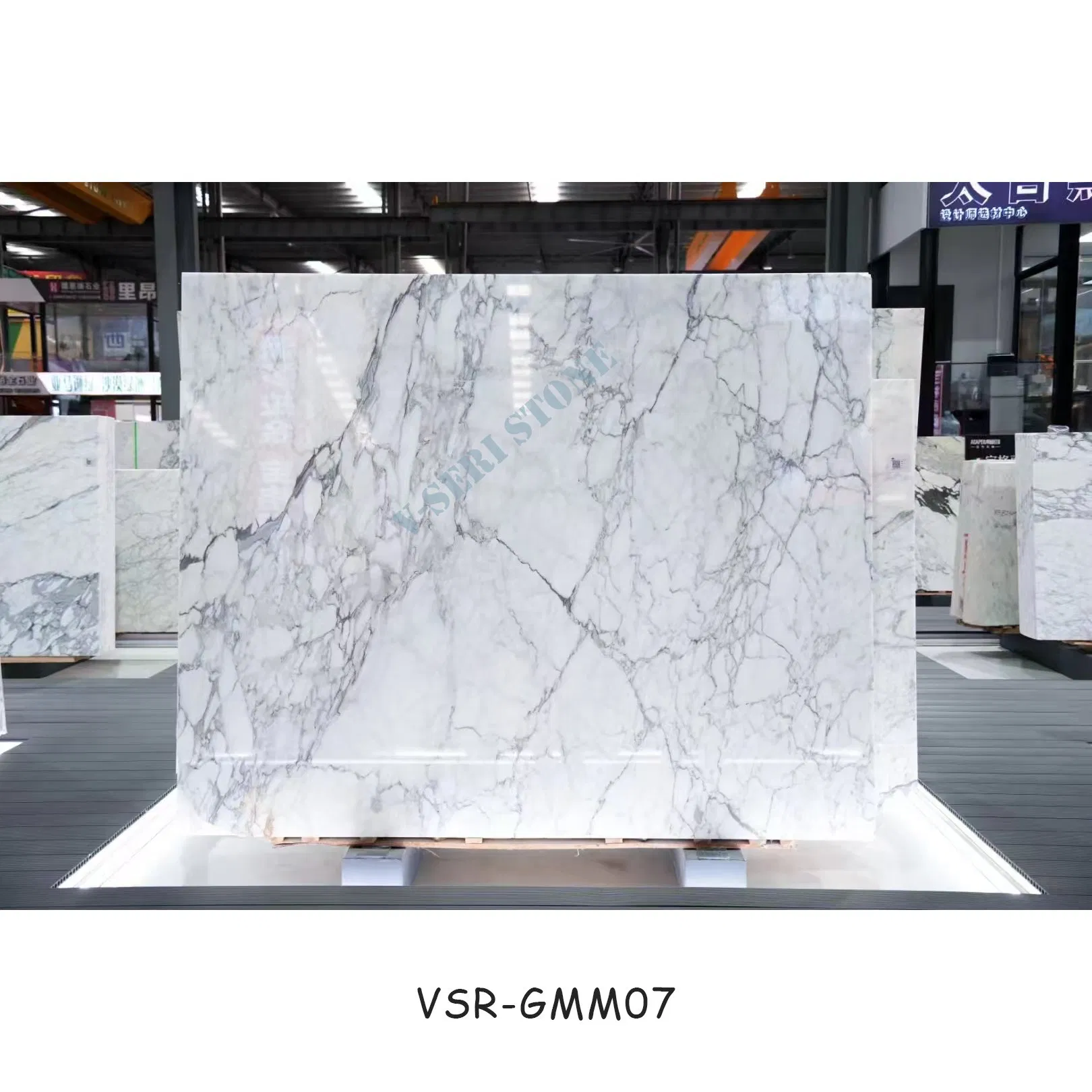 Beautiful Grain White Marble Tiles Slabs for Wall Flooring Marble Tiles