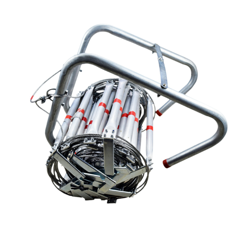 Professional Quality 10m Aluminum Alloy Fire Escape Ladder Made in China for Fire Fighting Window Escape