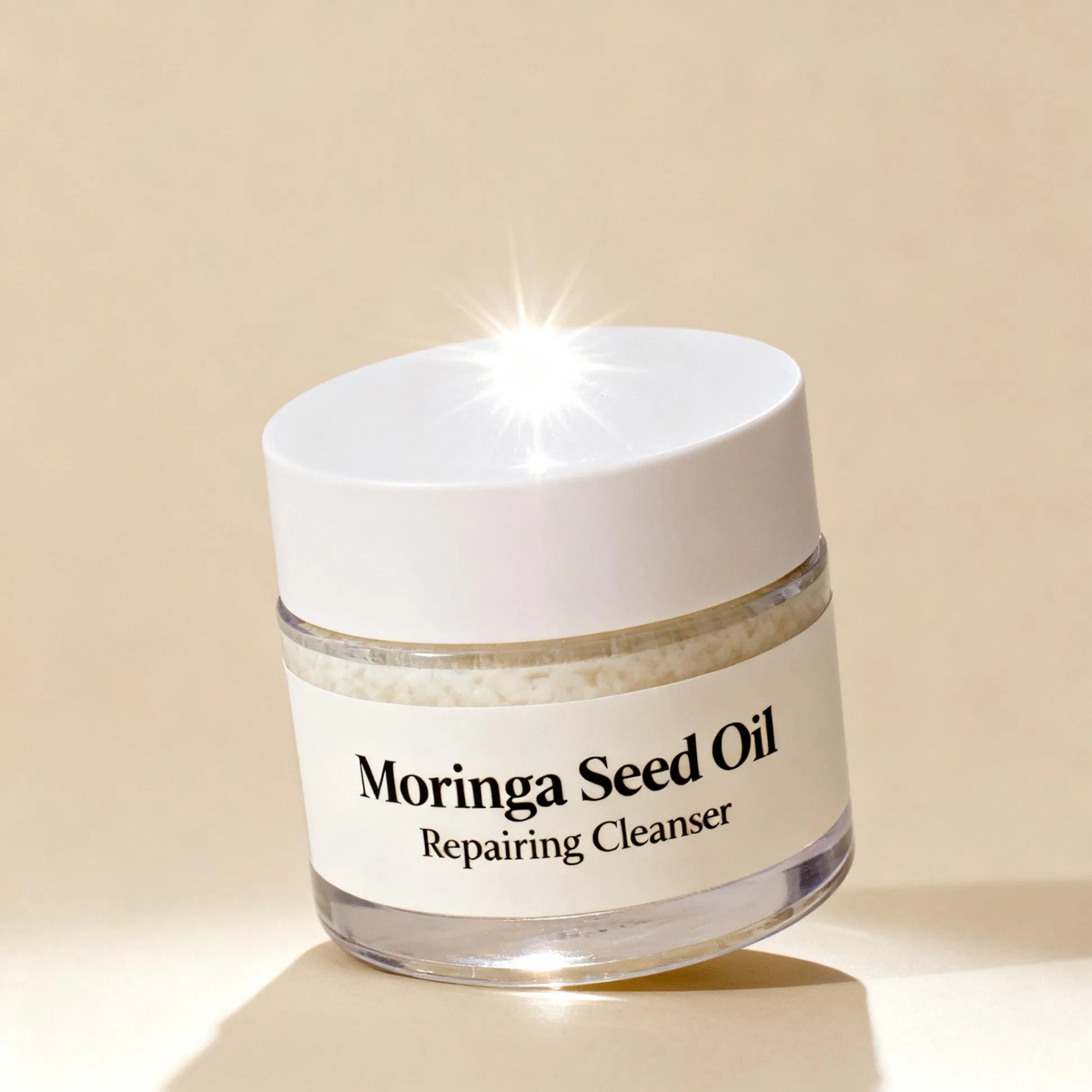 Luxury Double Purification and Nourishing Face Cleanser with Moringa Seed Extract and Bisabolol for Toxic Substance Neutralization