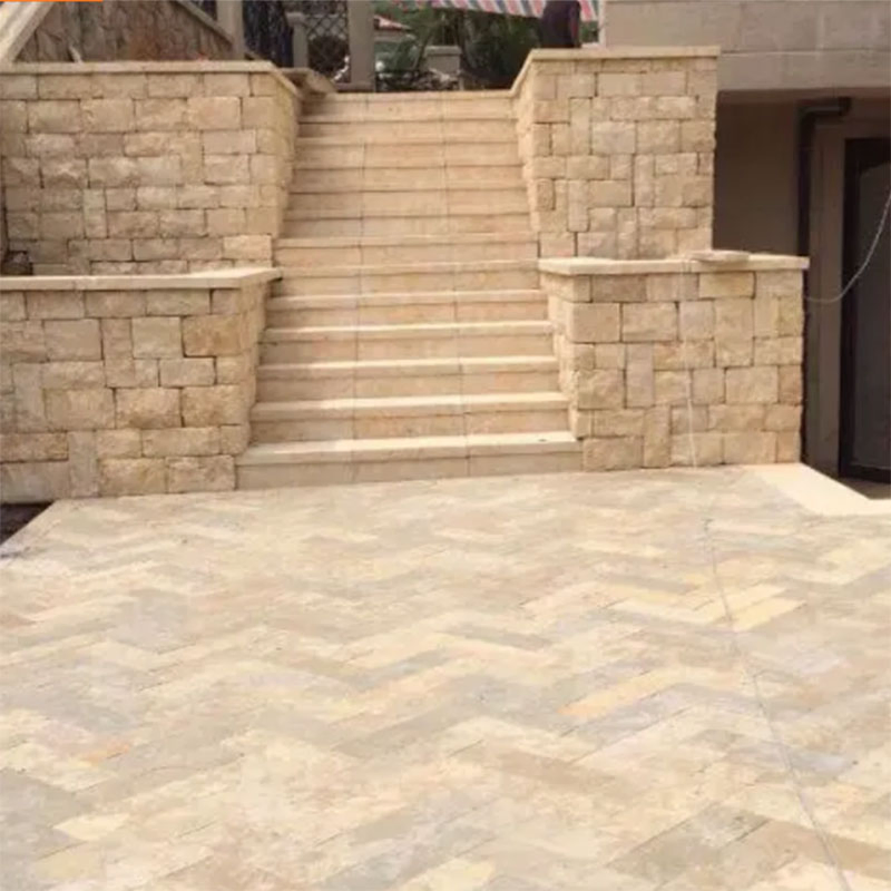 Natural Cream White Limestone Wall Panel Facade Exterior Wall Cladding Tiles Classical Outdoor Villa Limestone Price