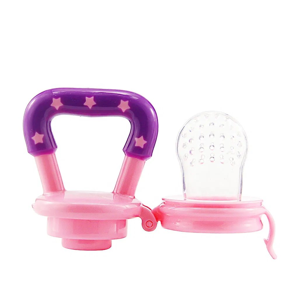 Factory Wholesale Children Fruit and Vegetable Feeding Aids Safe Infant Silicone Teether