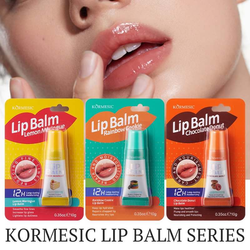 Factory Price Rainbow Cookie Moisture Soften Brighten Nourish Lip Balm