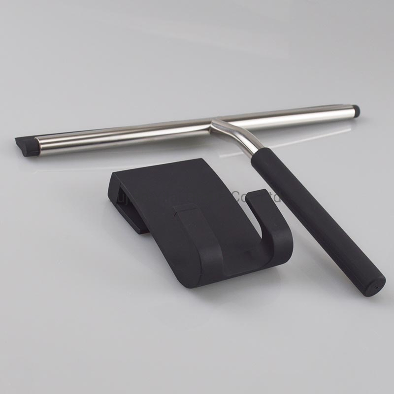 Table Cleaning Wiper Metal Squeegee Stainless Steel Window Squeegee Cleaner with Hook