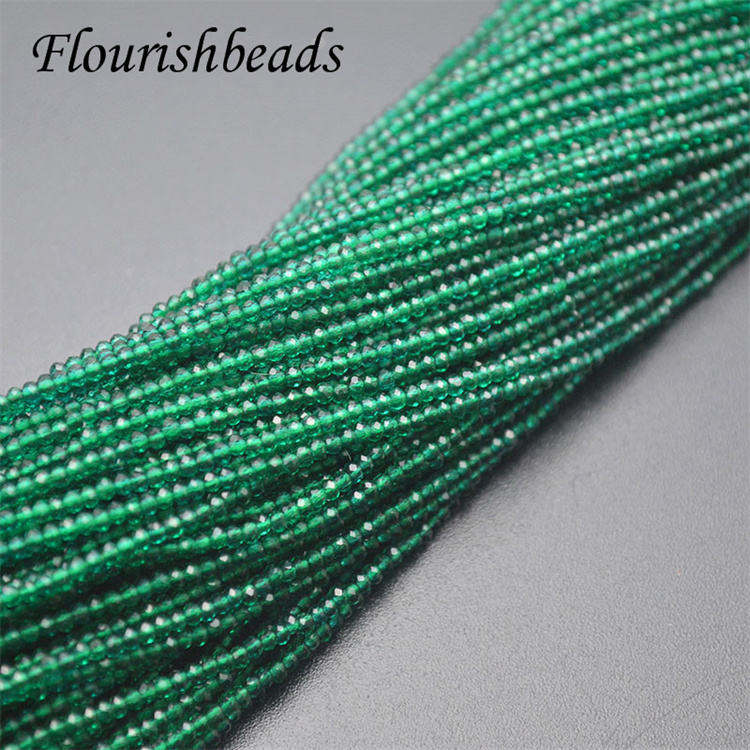 Various Colors Spacer Loose Beads 2mm Small Faceted Rondelle Glass Beads