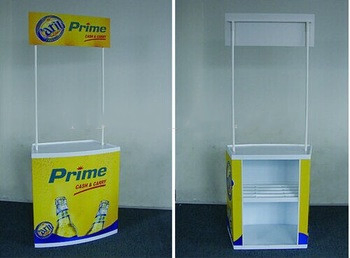 Hot Sale Flexible Advertising Promotion Table, Exhibition Promotion Counter, Promotor Promotion Table