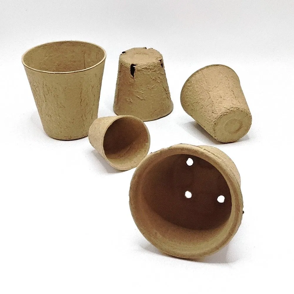 Биоразлагаемые стаканчики для рассады из бумажной массы