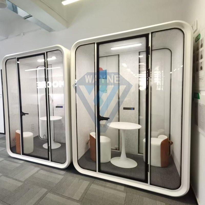 DIY Portable Easy Assemble Soundproof Cabin Interpretation Booth for 2 Persons