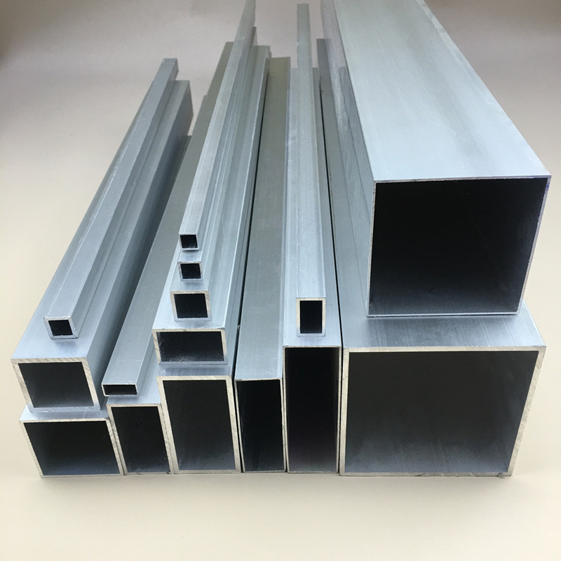 1050 Industry Extruded Square/Round 6061 Hollow Tube 20X20 Anodized Telescopic Rofile Aluminum Alloy Square Tube for Cube System