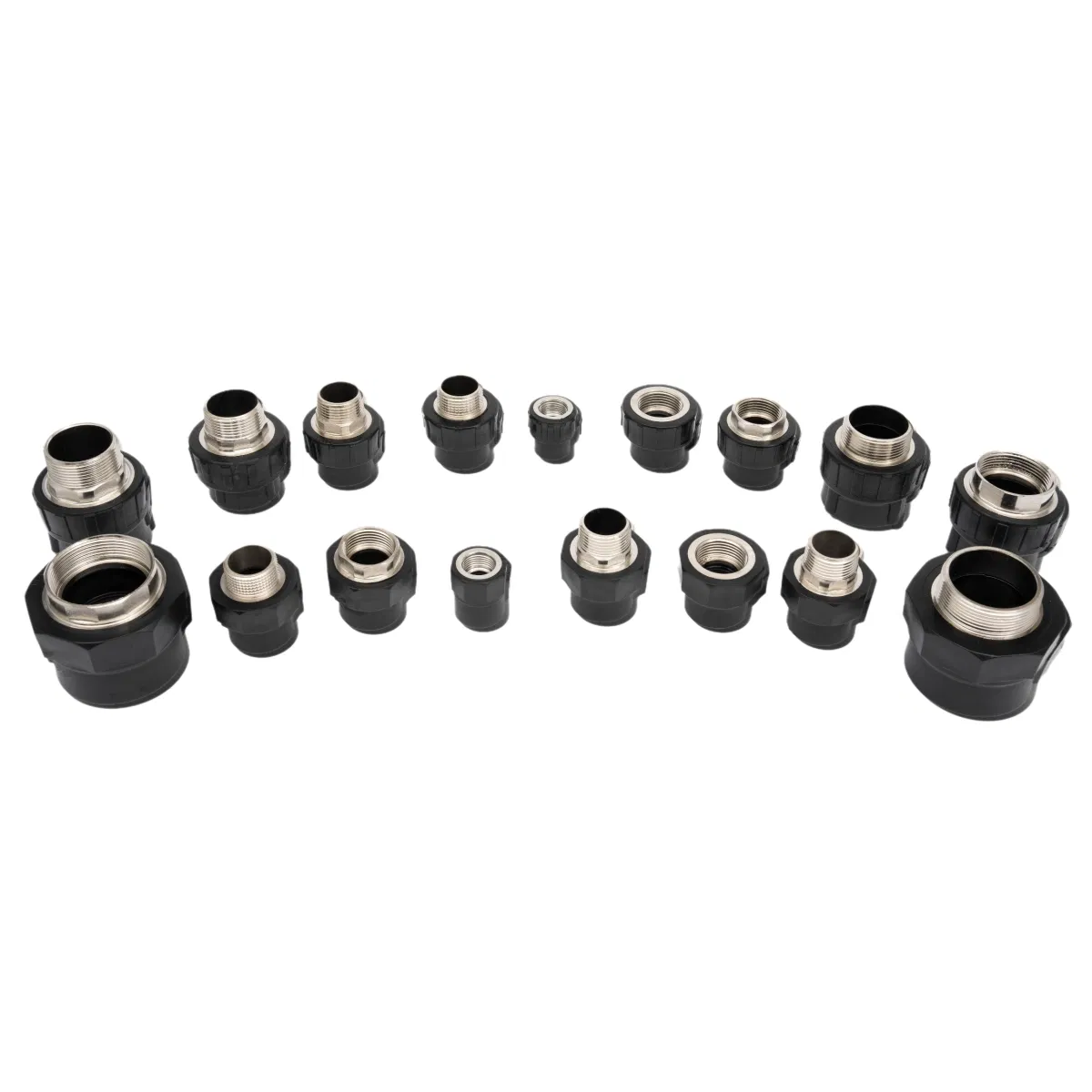 HDPE Male Copper Coupling Threaded Adaptor Pipe Fitting for Water Supply