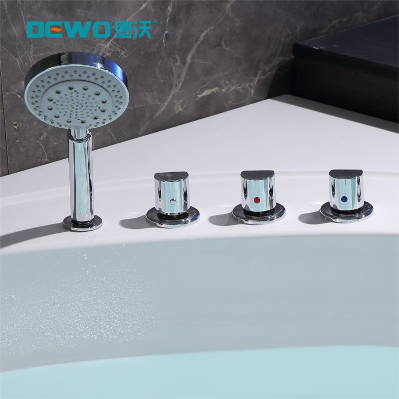 Вентиляторный угловой акриловый джакузи для спа (LL715)