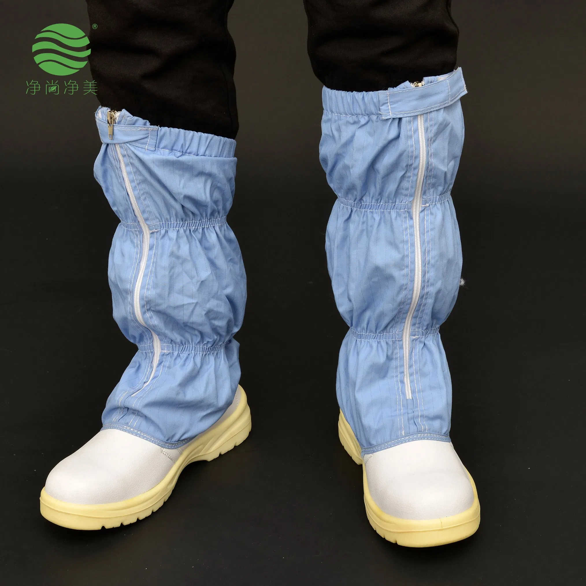 Reusable Washable White Various Size Antistatic Safety Shoes ESD Cleanroom Covers Boots