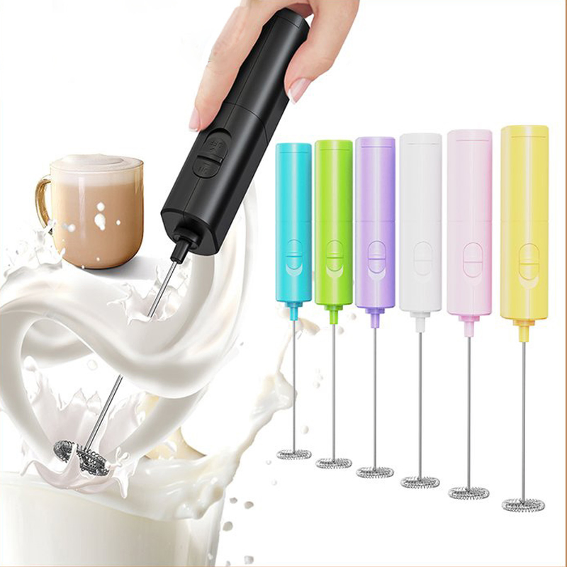 Electric Handheld Blender Battery Powered Automatic Electric Milk Frother