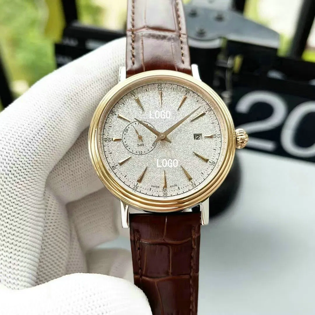 Elegant Men's Watch Mechanical Watch Two-Hand Designer Disc Waterproof Luxury Belt