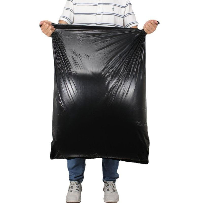 Eco Friendly Black Plastic Rubbish 150L Restaurant Kitchen Cleaning Bin Garbage Trash Bag