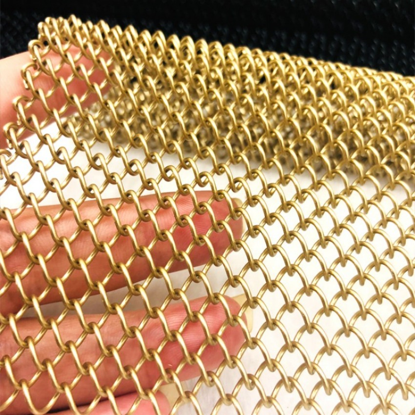 Architectural Woven Metal Fabric for Interior Design Curtains and Facades
