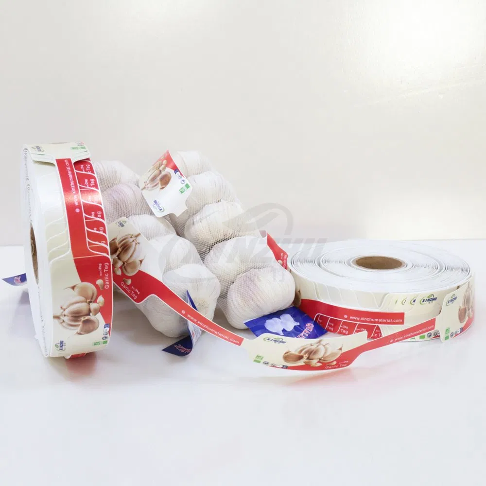 230# Inkjet Fruit Tag for Vegetables Fruits Nuts and Gift Net Bags High Quality Horizontal Tear Resistant