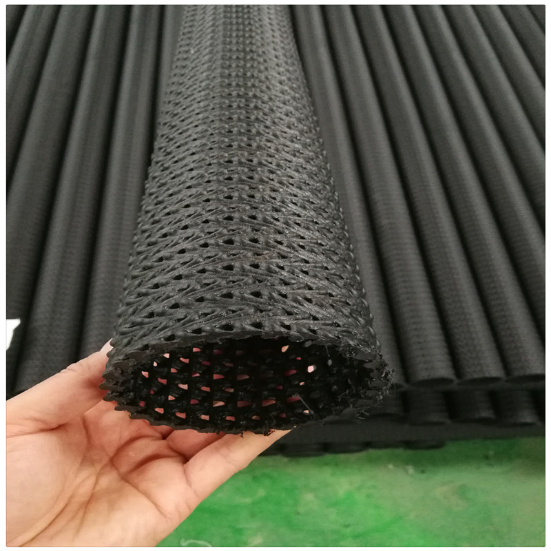 High-Performance Curved Mesh Pipe for Highway and Railway Foundations