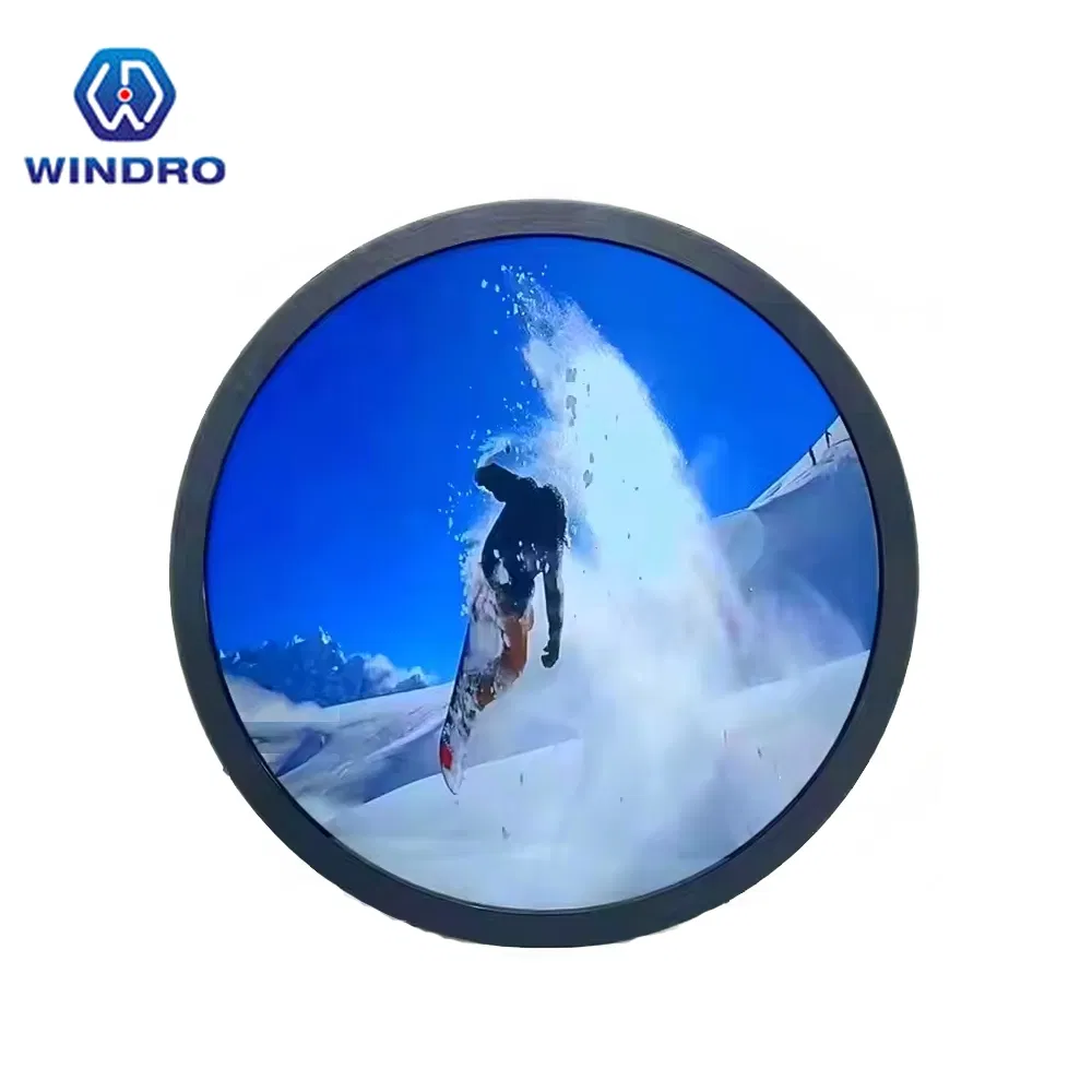 Factory Price Customized Flexible Round Shaped LCD Screen Circular Display for Shopping Guide TFT Monitor