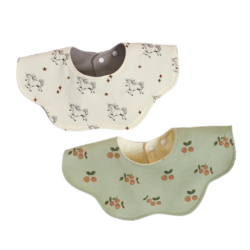 Hot Selling Printing Newborn Drool Milk Spit up Bib Cotton Baby Cloths