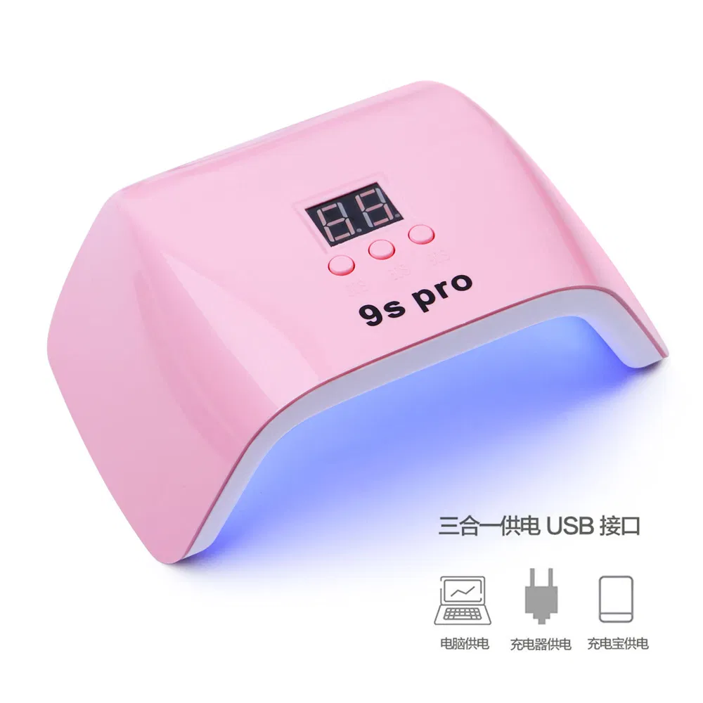 120W High-Power Smart Nail Lamp Professional UV LED Solar Nail Drying Lamp Nail Polish Baking Lamp Mini Nail Lamp Nail Polish Curing Gel LED Nail Dryer