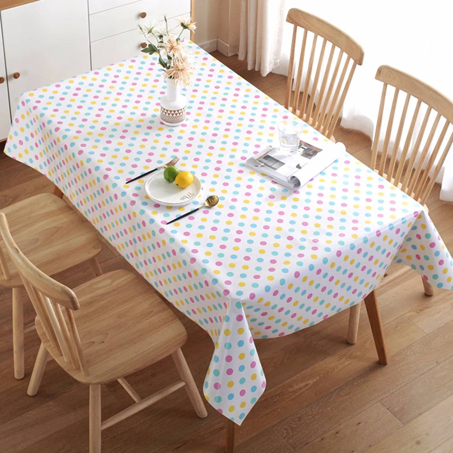 Rectangular Picnic Printing PVC Flannel Elastic Bench Cover Waterproof Tablecloth