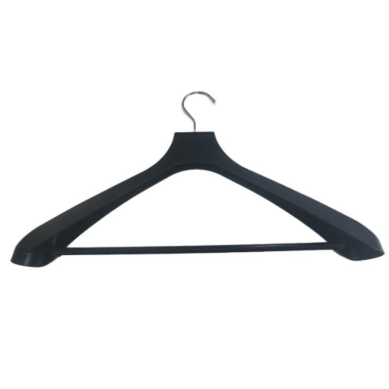 Plastic Rack Top Clothes Sweater Hanger with Metal Hook for Adult