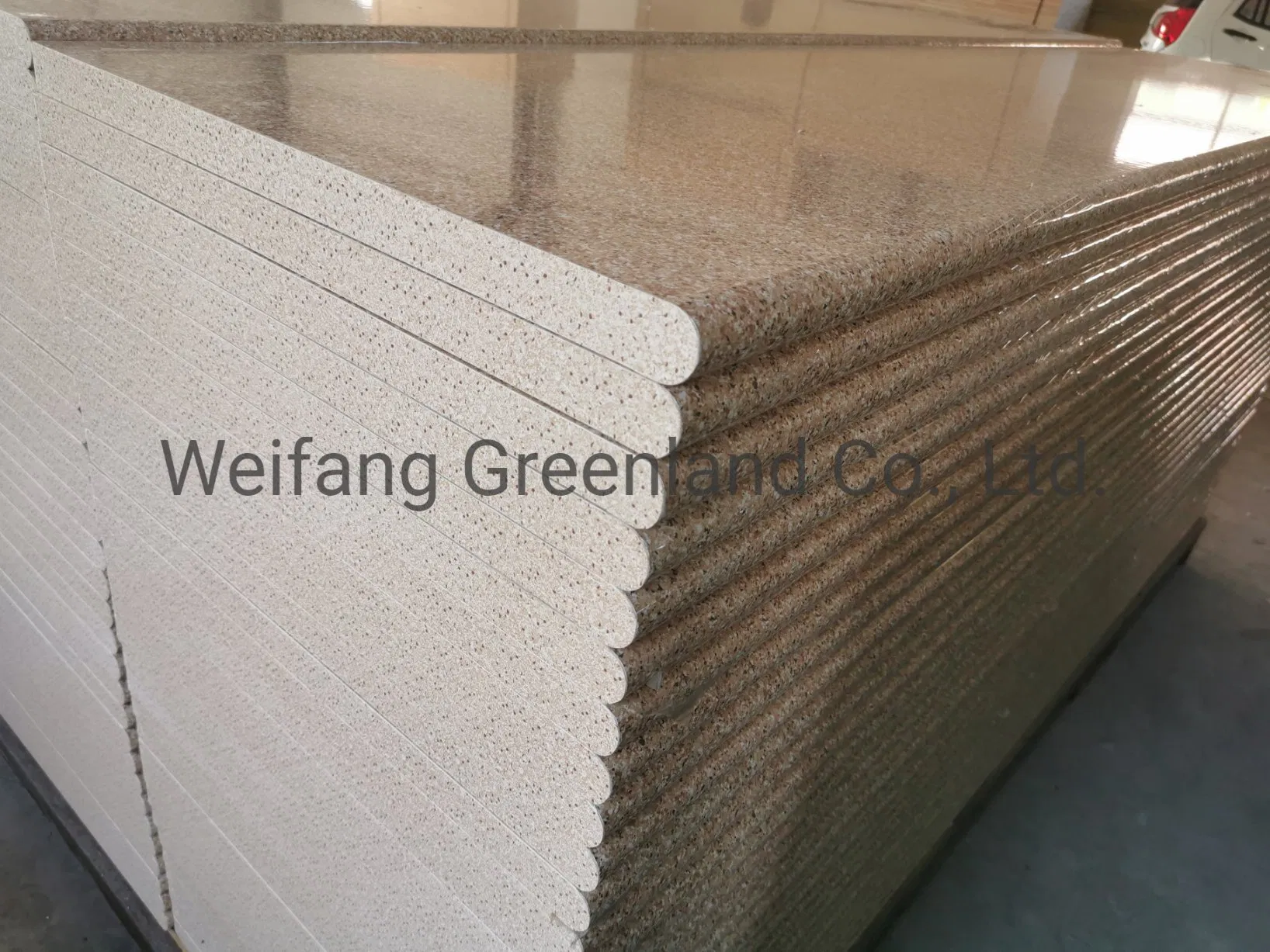 3000mm, 3600mm, HPL Formica Laminated Finish Kitchen Tops with Particle Board Core