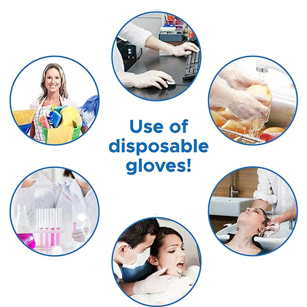 Best Selling Quality Medical Disposable Products Disposable Examination Vinyl Gloves