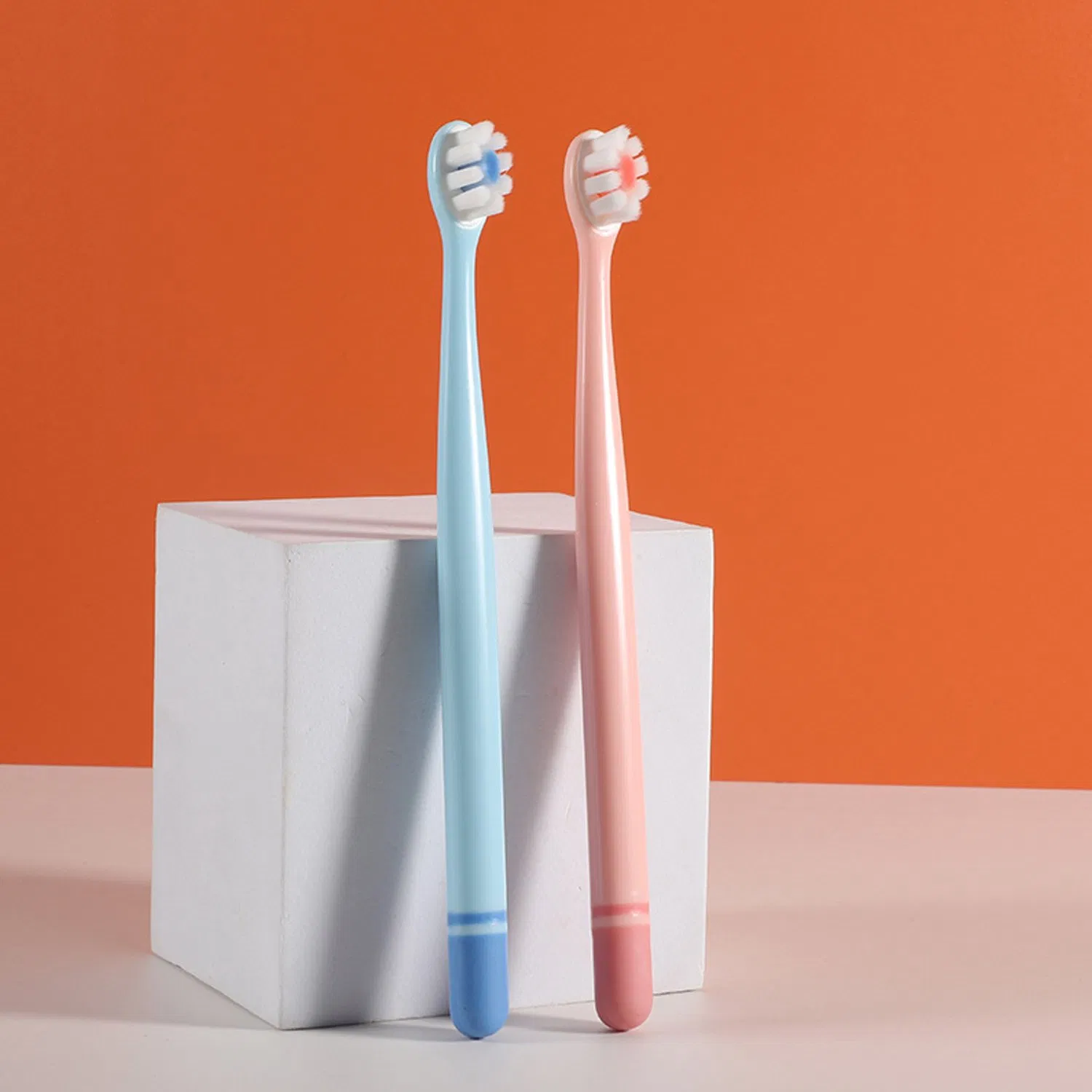 OEM Flower Brush Head Extra Soft Bristle Couple Adut Toothbrush