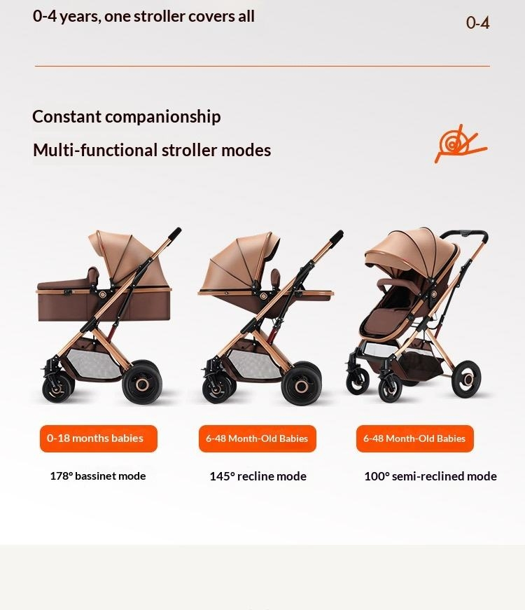 Hot Sell Baby Stroller for Newborn Babies Classic Design Baby Pram