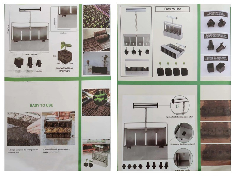 Aluminum Alloy Soil Blocker Maker