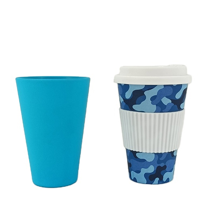Wholesale Biodegradable Bamboo Fiber Melamine Eco Friendly Coffee Drinking Mug Cup