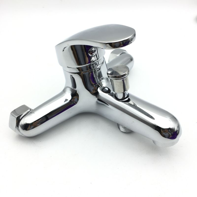 Bathroom Sink Basin Faucet Bathroom Tap Wholesale Single Lever Handle Chrome Basin Use Hot/Cold Water Mixer Brushed